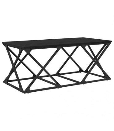 vidaXL Coffee Table Black Oak 100 x 49 x 40 cm Engineered Wood