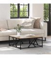 vidaXL Coffee Table Artisan Oak 70 x 70 x 30 cm Engineered Wood