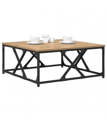 vidaXL Coffee Table Artisan Oak 70 x 70 x 30 cm Engineered Wood