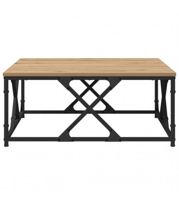 vidaXL Coffee Table Artisan Oak 70 x 70 x 30 cm Engineered Wood