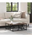 vidaXL Coffee Table Old Wood 70 x 70 x 30 cm Engineered Wood