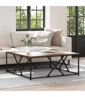 vidaXL Coffee Table Old Wood 100 x 100 x 40 cm Engineered Wood