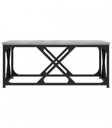 vidaXL Coffee Table Grey Sonoma 70x70x30 cm Engineered Wood — Size: 70 x 70 x 30 cm