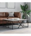 vidaXL Coffee Table Grey Sonoma 100x100x40 cm Engineered Wood — Size: 100 x 100 x 40 cm