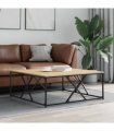 vidaXL Coffee Table Sonoma Oak 100x100x40 cm Engineered Wood — Size: 100 x 100 x 40 cm