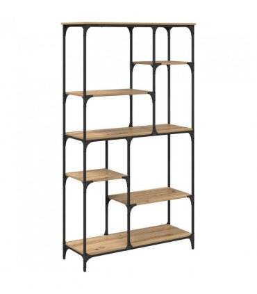 vidaXL Bookshelf Artisan Oak 99 x 35.5 x 176 cm Engineered Wood