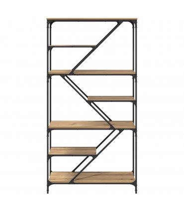 vidaXL Bookshelf Artisan Oak 91 x 36 x 176 cm Engineered Wood