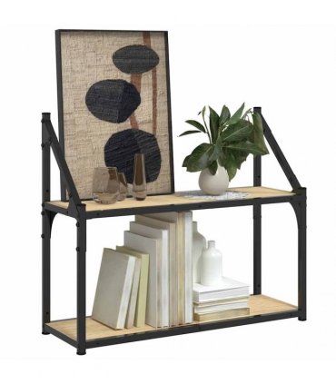 vidaXL Wall Shelf | Sonoma Oak | Engineered Wood | Medium | Wall Shelf — Size: 60 x 21 x 51 cm