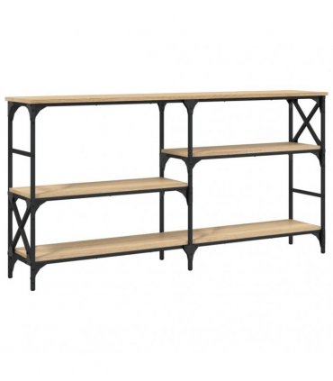 vidaXL Console Table Sonoma Oak 150x29x76.5 cm Engineered Wood