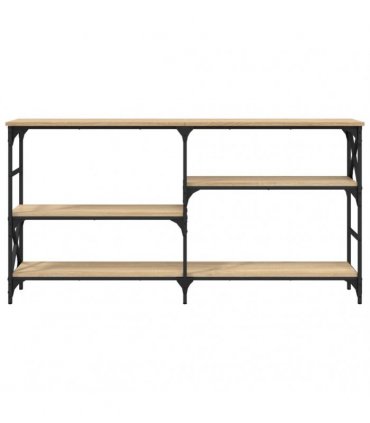 vidaXL Console Table Sonoma Oak 150x29x76.5 cm Engineered Wood