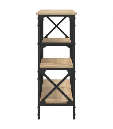 vidaXL Console Table Sonoma Oak 150x29x76.5 cm Engineered Wood