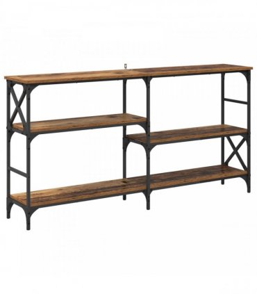 vidaXL Console Table Old Wood 150 x 29 x 76.5 cm Engineered Wood