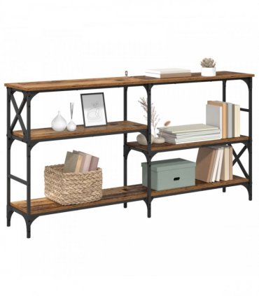 vidaXL Console Table Old Wood 150 x 29 x 76.5 cm Engineered Wood