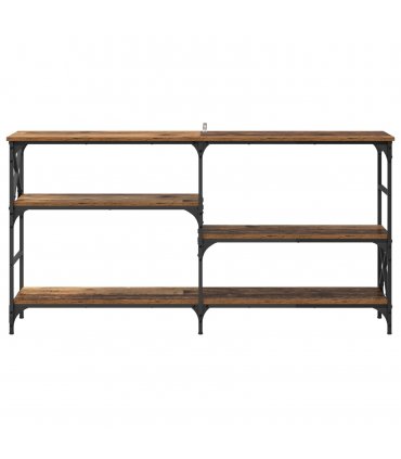 vidaXL Console Table Old Wood 150 x 29 x 76.5 cm Engineered Wood