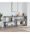vidaXL Console Table Grey Sonoma 180x29x76.5 cm Engineered Wood