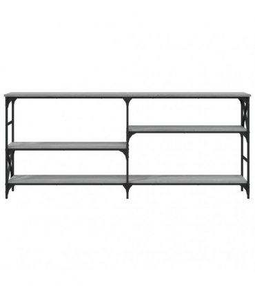 vidaXL Console Table Grey Sonoma 180x29x76.5 cm Engineered Wood