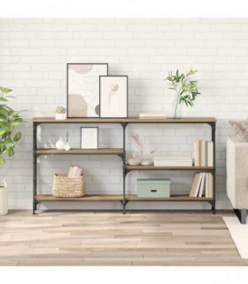 vidaXL Console Table Artisan Oak 150 x 29 x 76.5 cm Engineered Wood