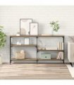 vidaXL Console Table Artisan Oak 150 x 29 x 76.5 cm Engineered Wood