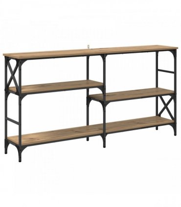 vidaXL Console Table Artisan Oak 150 x 29 x 76.5 cm Engineered Wood