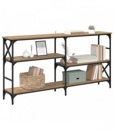 vidaXL Console Table Artisan Oak 150 x 29 x 76.5 cm Engineered Wood