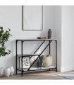 vidaXL Console Table Grey Sonoma 88.5x30x75 cm Engineered Wood