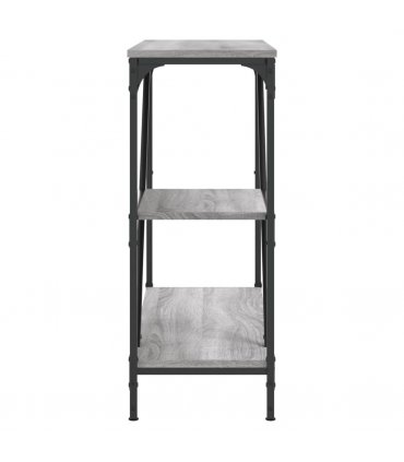 vidaXL Console Table Grey Sonoma 88.5x30x75 cm Engineered Wood