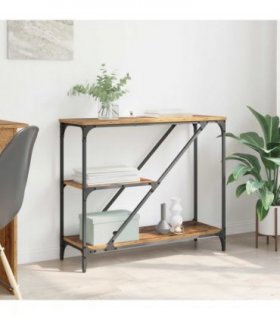 vidaXL Console Table Old Wood 88.5 x 30 x 75 cm Engineered Wood