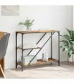 vidaXL Console Table Old Wood 88.5 x 30 x 75 cm Engineered Wood