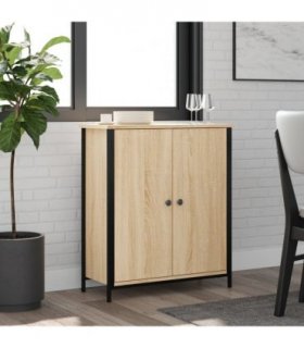 vidaXL Sideboard Sonoma Oak 70x30x80 cm Engineered Wood — V0672045067