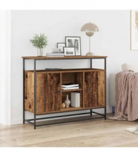 vidaXL Sideboard Old Wood 100 x 35 x 80 cm Engineered Wood