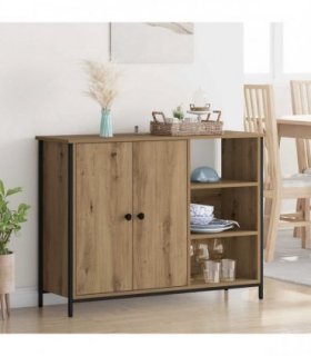 vidaXL Sideboard Artisan Oak 100 x 33 x 75 cm Engineered Wood