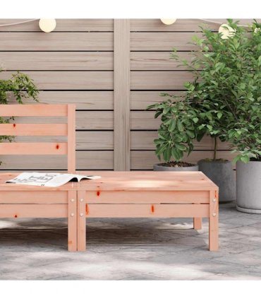 vidaXL Garden Footstool | Brown | Solid Douglas Fir Wood | Medium | Modular — Colour: natural douglas, Model: footrest