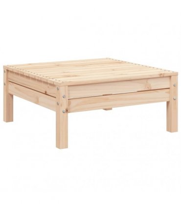 vidaXL Garden Footstool | Natural Wood | Solid Pine Wood | Standard | Modular — Colour: natural pine, Model: footrest