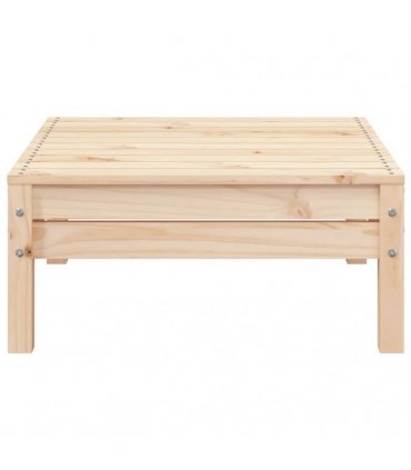 vidaXL Garden Footstool | Natural Wood | Solid Pine Wood | Standard | Modular — Colour: natural pine, Model: footrest
