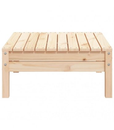 vidaXL Garden Footstool | Natural Wood | Solid Pine Wood | Standard | Modular — Colour: natural pine, Model: footrest