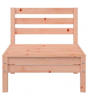 vidaXL Garden Sofa | Natural Wood | Solid Douglas Fir wood | Single | Modular — Colour: natural douglas, Model: middle sofa
