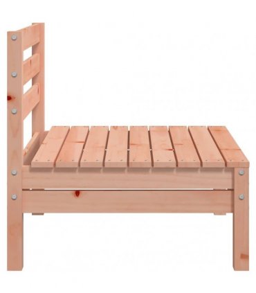 vidaXL Garden Sofa | Natural Wood | Solid Douglas Fir wood | Single | Modular — Colour: natural douglas, Model: middle sofa