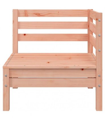 vidaXL Garden Sofa | Set of 2 | Natural wood | Solid Douglas wood | Medium — Colour: natural douglas, Model: corner sofa