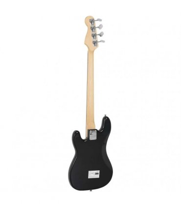 vidaXL Electric Bass Guitar for Beginner with Bag Brown and White 4/4 46"