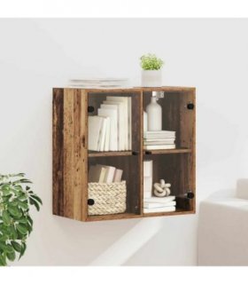 vidaXL Wall Cabinet Old Wood 68 x 37 x 68.5 cm Engineered Wood