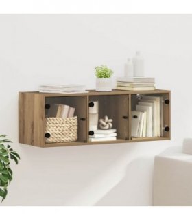 vidaXL Wall Cabinet Artisan Oak 102 x 37 x 35 cm Engineered Wood
