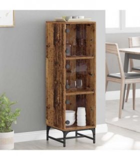 vidaXL Sideboard Old Wood 35 x 37 x 117 cm