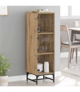 vidaXL Sideboard Artisan Oak 35 x 37 x 117 cm