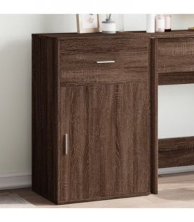 vidaXL Storage Cabinet Brown Oak 56.5x39x90 cm Engineered Wood
