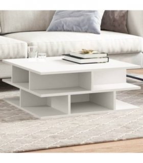 vidaXL Coffee Table White 70x70x29 cm Engineered Wood