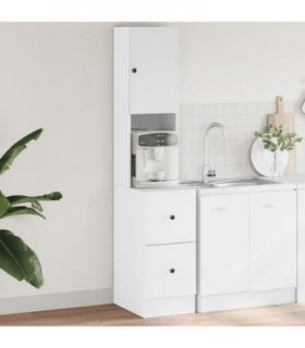 vidaXL Kitchen Cabinet White 35x50x180 cm Engineered Wood