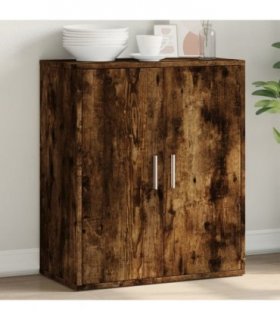 vidaXL Sideboard Smoked Oak 60x31x70 cm Engineered Wood