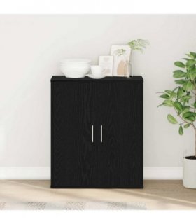 vidaXL Sideboard Black Oak 60x31x70 cm Engineered Wood