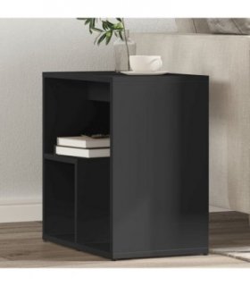 vidaXL Side Tables 2 pcs Black 50x30x50 cm Engineered Wood