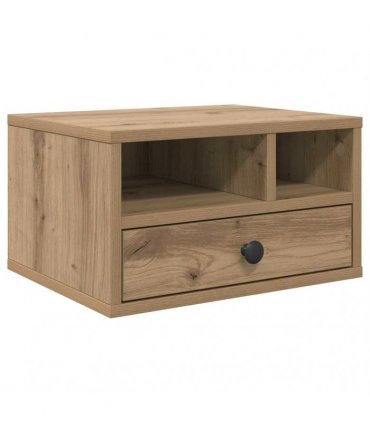 vidaXL Printer Stand Artisan Oak 40 x 32 x 24 cm Engineered Wood